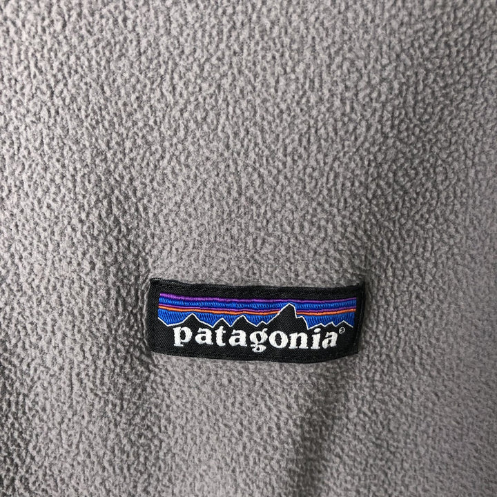 Patagonia Micro D 26278SP17 Half-Zip Fleece Pullover, Women's Size Medium polyester gray type Vintage Second Hand