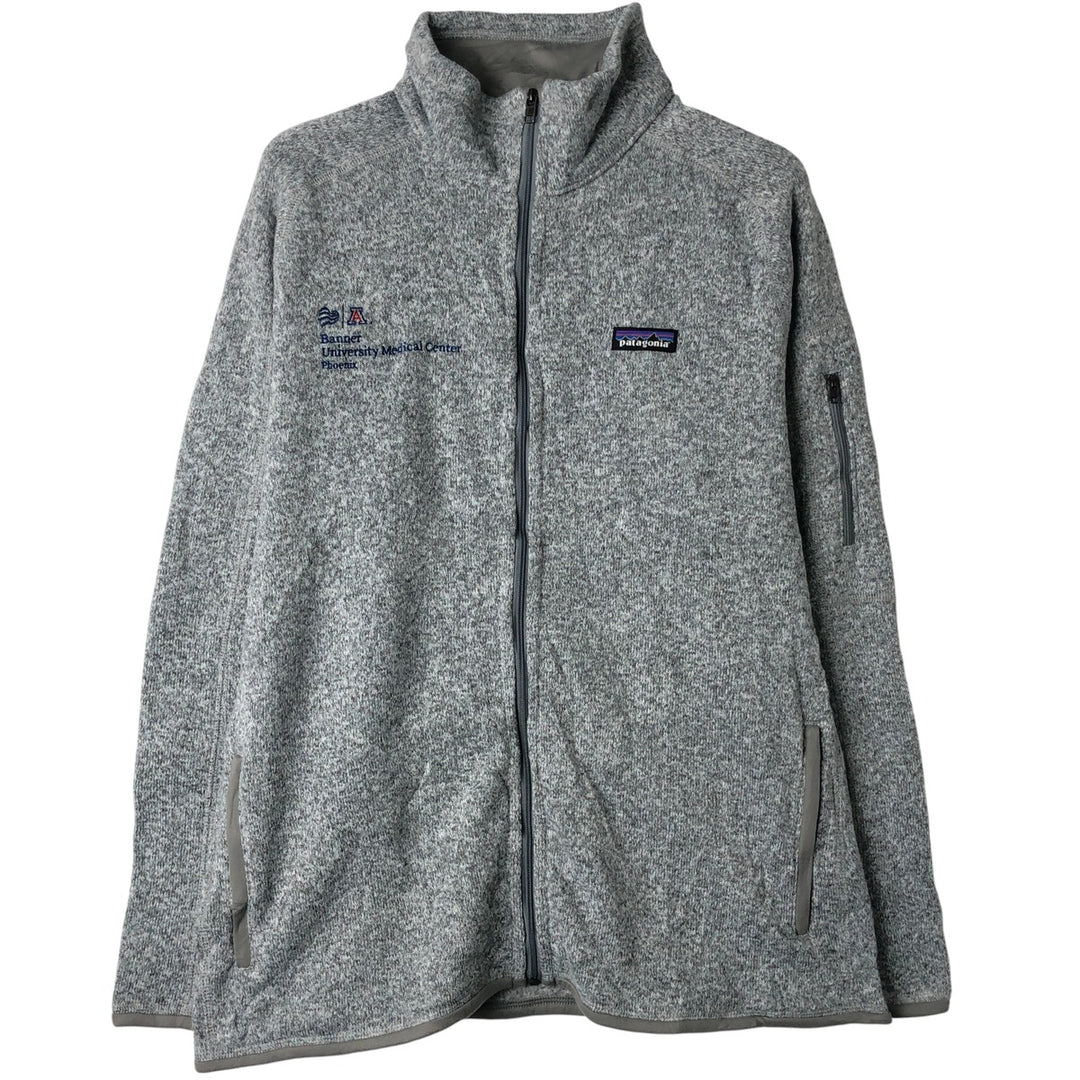 Patagonia Better Sweater Jacket 25543SP21 Fleece Jacket, Women's XL recycled polyester gray type Vintage Second Hand