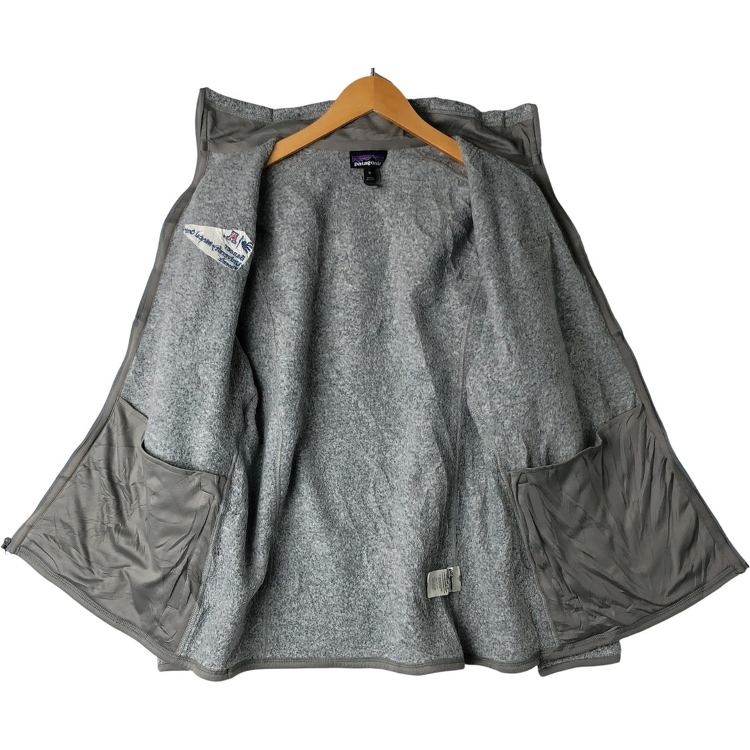 Patagonia Better Sweater Jacket 25543SP21 Fleece Jacket, Women's XL recycled polyester gray type Vintage Second Hand