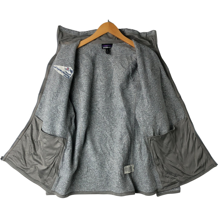 Patagonia Better Sweater Jacket 25543SP21 Fleece Jacket, Women's XL recycled polyester gray type Vintage Second Hand
