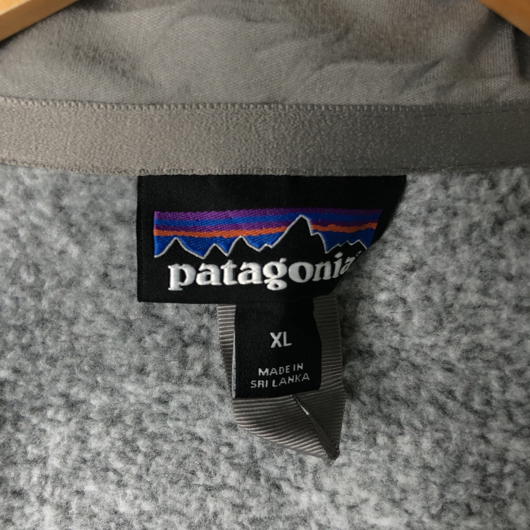Patagonia Better Sweater Jacket 25543SP21 Fleece Jacket, Women's XL recycled polyester gray type Vintage Second Hand