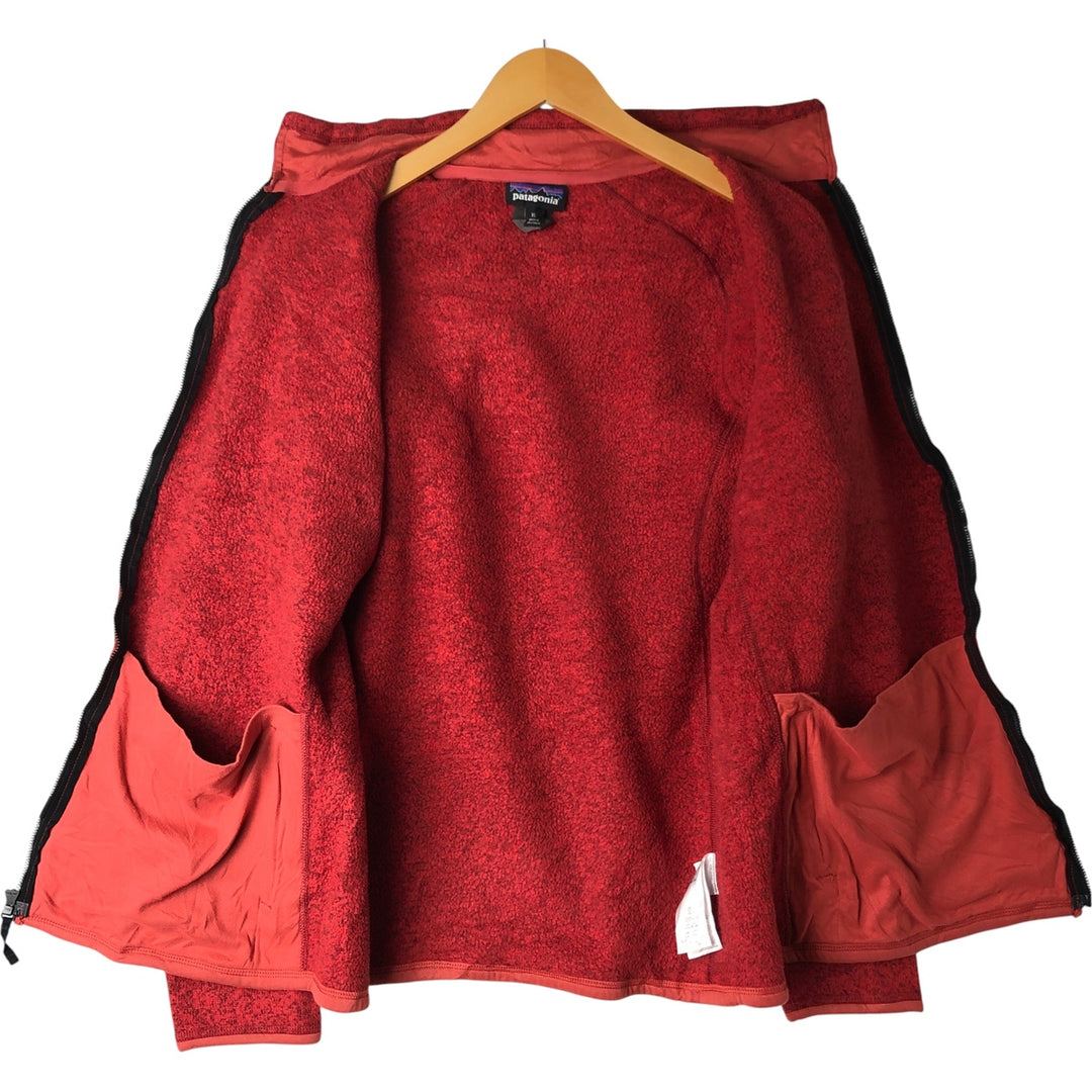 Patagonia Better Sweater Jacket 25542FA15 Remake Fleece Jacket, Women's Size XL polyester red type Vintage Second Hand