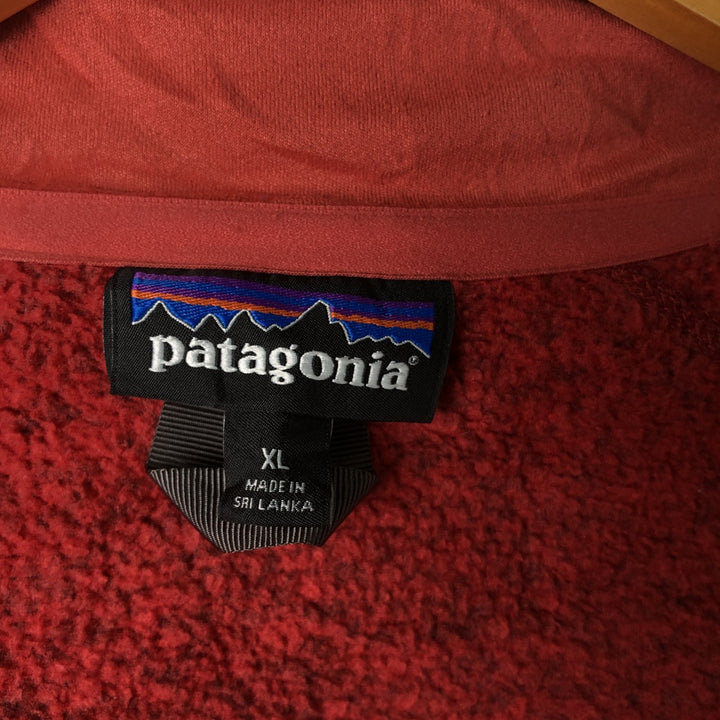 Patagonia Better Sweater Jacket 25542FA15 Remake Fleece Jacket, Women's Size XL polyester red type Vintage Second Hand