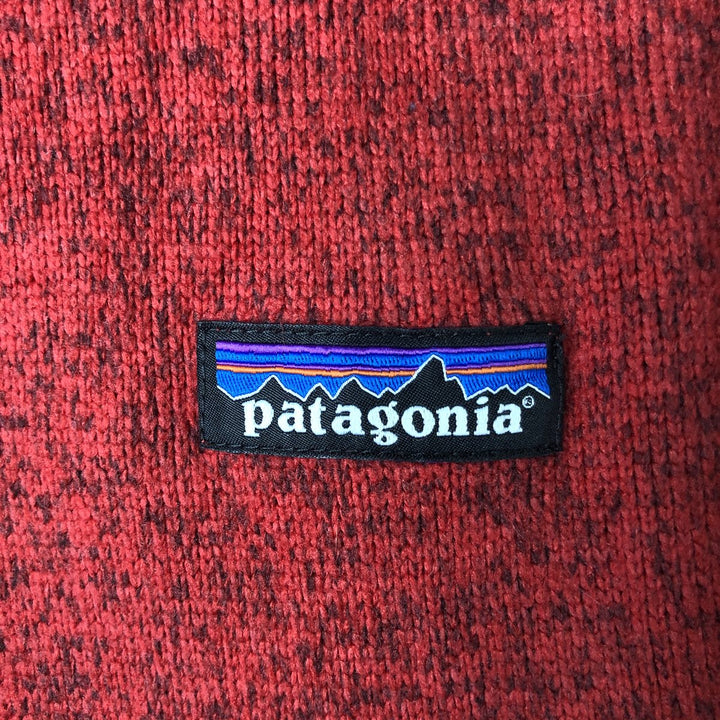 Patagonia Better Sweater Jacket 25542FA15 Remake Fleece Jacket, Women's Size XL polyester red type Vintage Second Hand