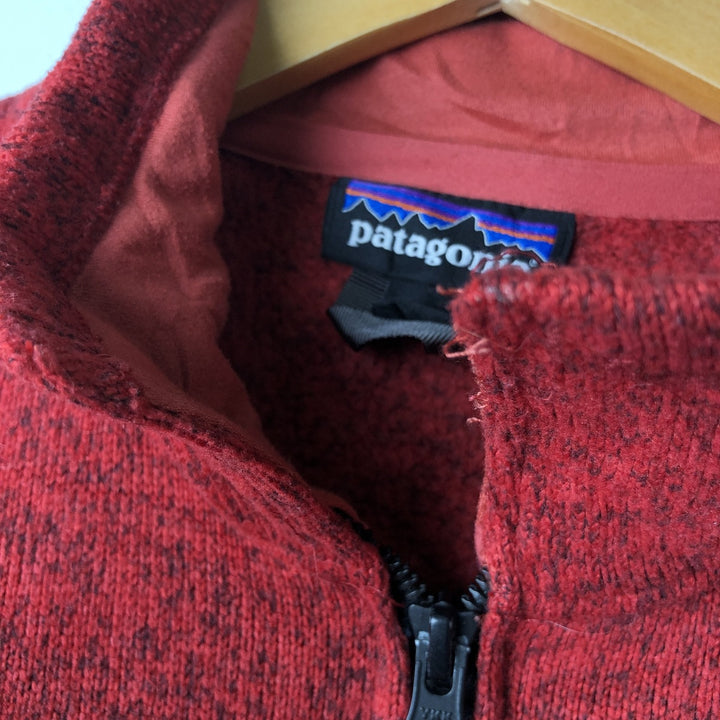 Patagonia Better Sweater Jacket 25542FA15 Remake Fleece Jacket, Women's Size XL polyester red type Vintage Second Hand