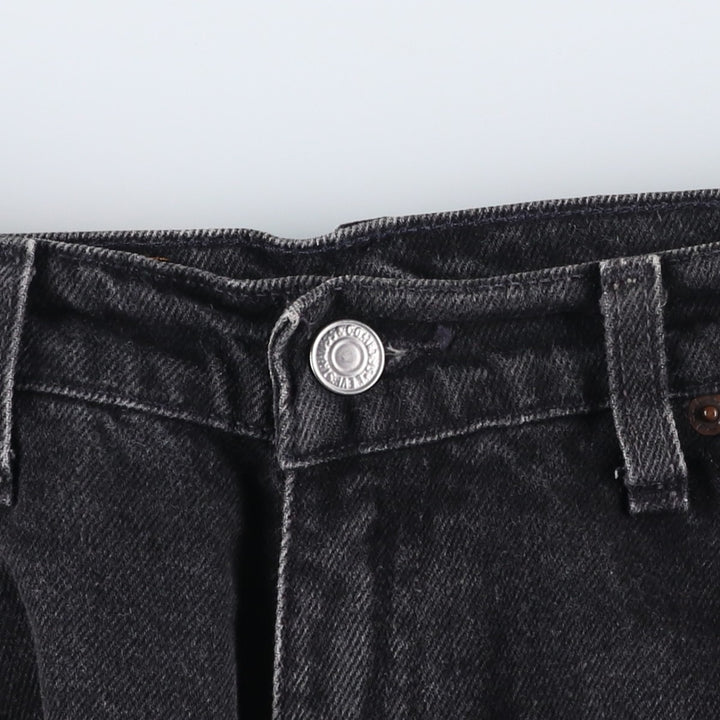 90'S Levi's 967 Relaxed Fit Denim Shorts with Orange Tab, Women's Size L (W29), Vintage cotton black type Vintage Second Hand