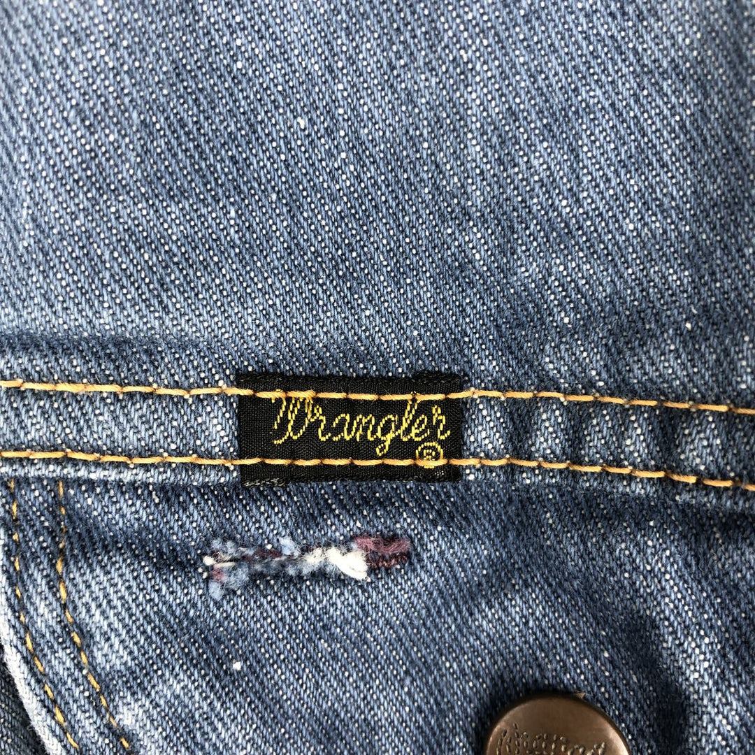 Vintage Wrangler denim jacket, size S, men's size S unclear blue type Vintage Second Hand