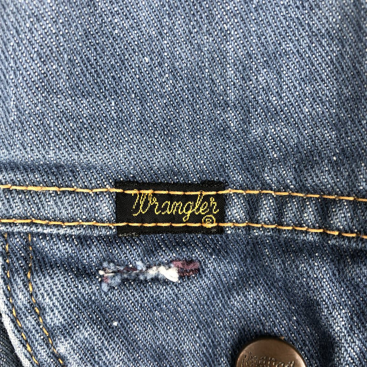 Vintage Wrangler denim jacket, size S, men's size S unclear blue type Vintage Second Hand