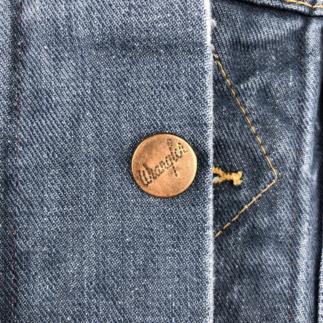 Vintage Wrangler denim jacket, size S, men's size S unclear blue type Vintage Second Hand