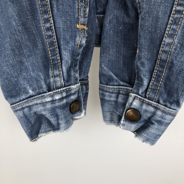 Vintage Wrangler denim jacket, size S, men's size S unclear blue type Vintage Second Hand