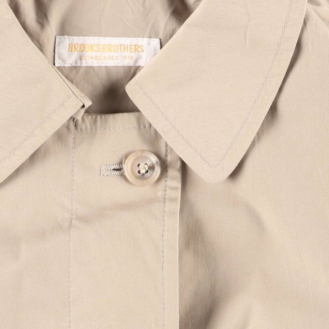 Brooks Brothers Est.1818 Balmacaan Coat, Women's, Size XL polyester Beige type Vintage Second Hand