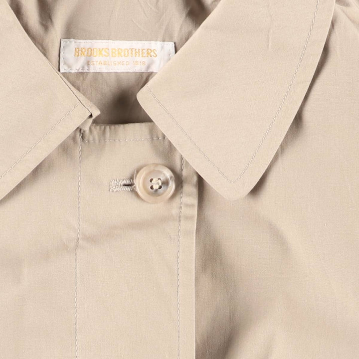 Brooks Brothers Est.1818 Balmacaan Coat, Women's, Size XL polyester Beige type Vintage Second Hand