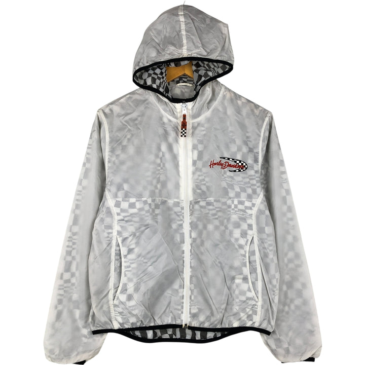 Harley-Davidson Nylon Parka, Women's, Size M Nylon white type Vintage Second Hand