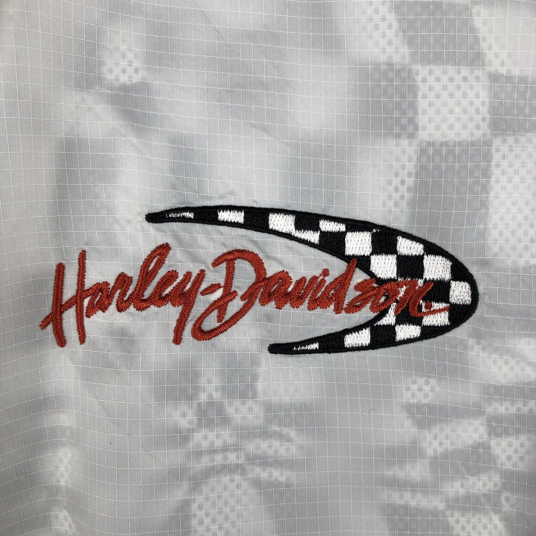 Harley-Davidson Nylon Parka, Women's, Size M Nylon white type Vintage Second Hand