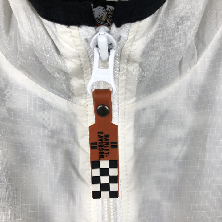 Harley-Davidson Nylon Parka, Women's, Size M Nylon white type Vintage Second Hand