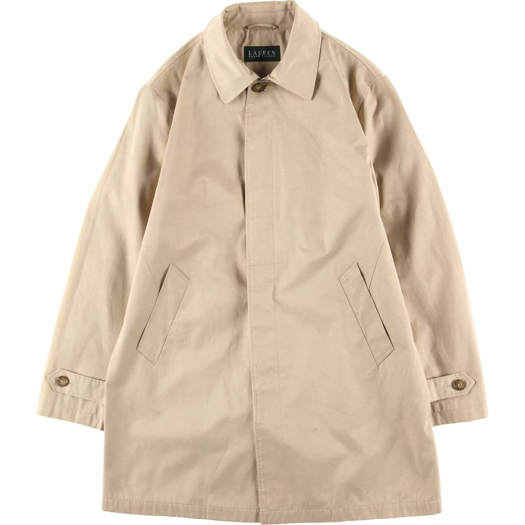 Ralph Lauren Lauren Lauren Half Coat Men's Size M cotton Beige type Vintage Second Hand