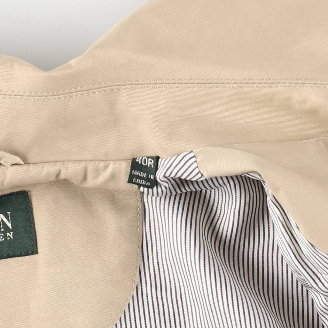 Ralph Lauren Lauren Lauren Half Coat Men's Size M cotton Beige type Vintage Second Hand