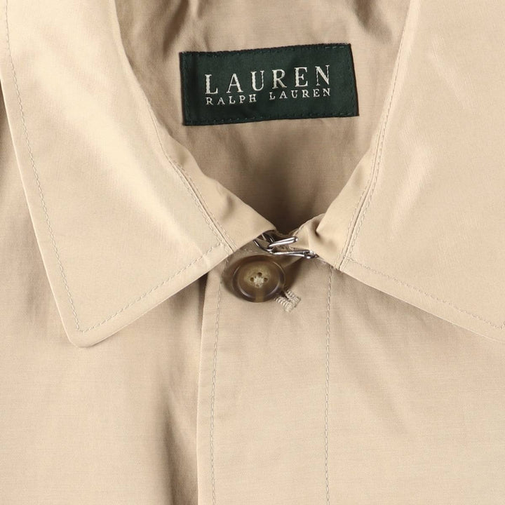 Ralph Lauren Lauren Lauren Half Coat Men's Size M cotton Beige type Vintage Second Hand