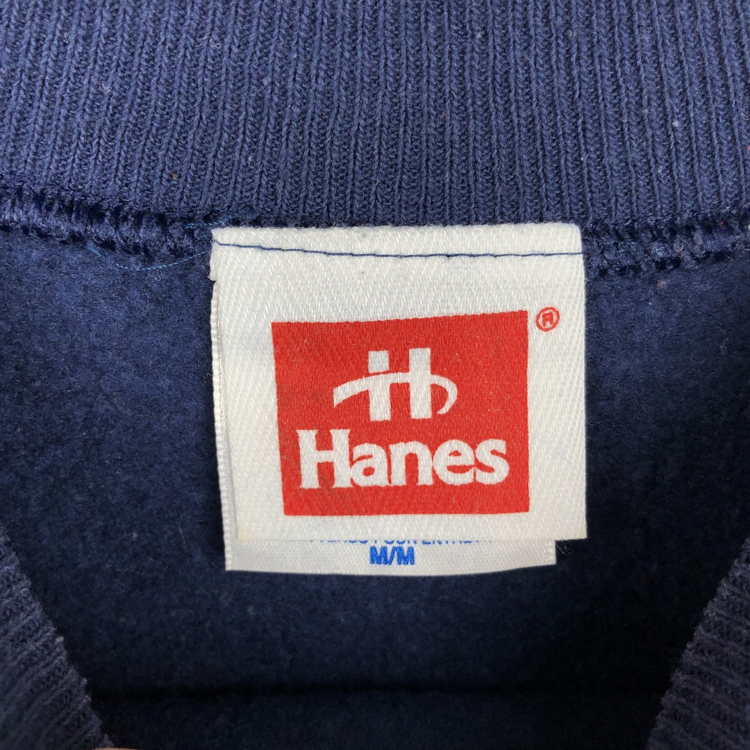 Vintage 90'S Hanes NFL Chicago Bears print sweatshirt, size M, men's cotton navy blue type Vintage Second Hand