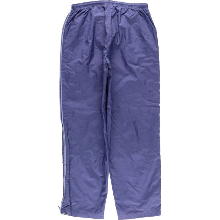 2000'S Adidas nylon pants, crinkle pants, men's size XL Nylon blue type Vintage Second Hand