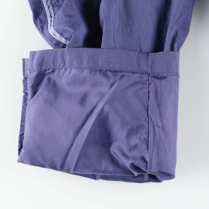 2000'S Adidas nylon pants, crinkle pants, men's size XL Nylon blue type Vintage Second Hand