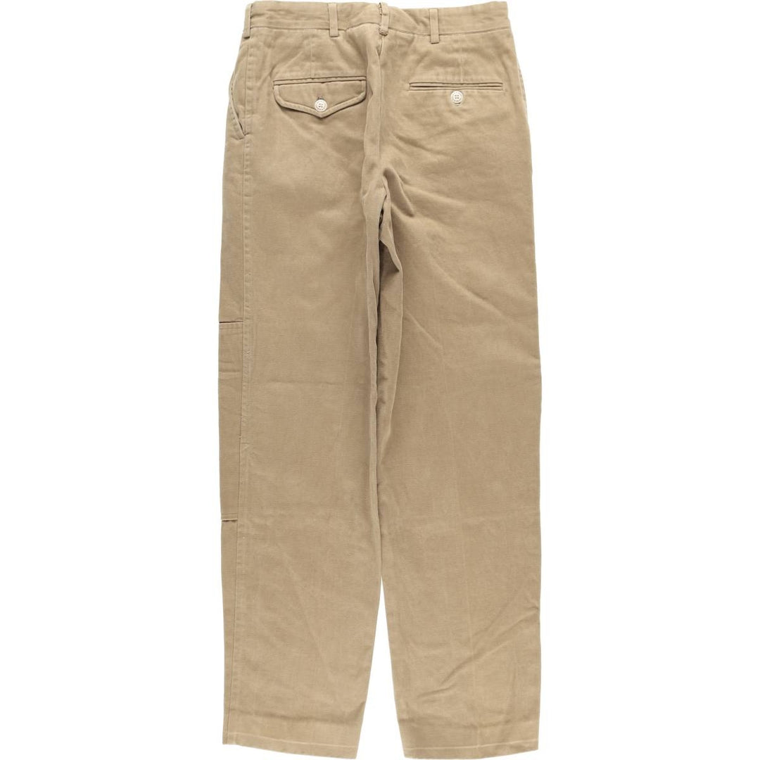 Vintage Ralph Lauren POLO by Ralph Lauren cotton pants, women's size L (w29). unclear beige type brown Vintage Second Hand