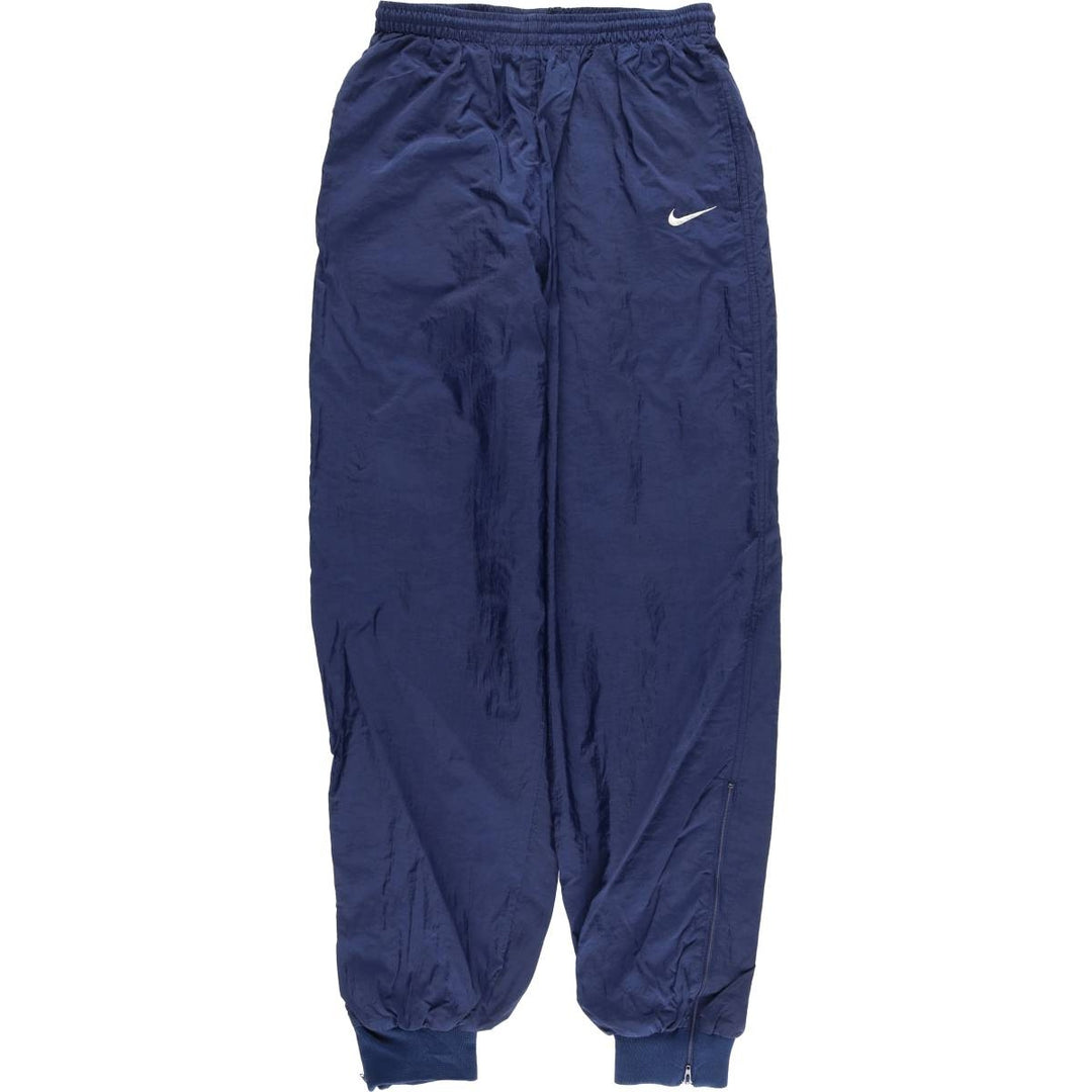 90'S Nike Nylon Pants, Shaka Shaka Pants, Men's M Size, Vintage Nylon navy blue type Vintage Second Hand