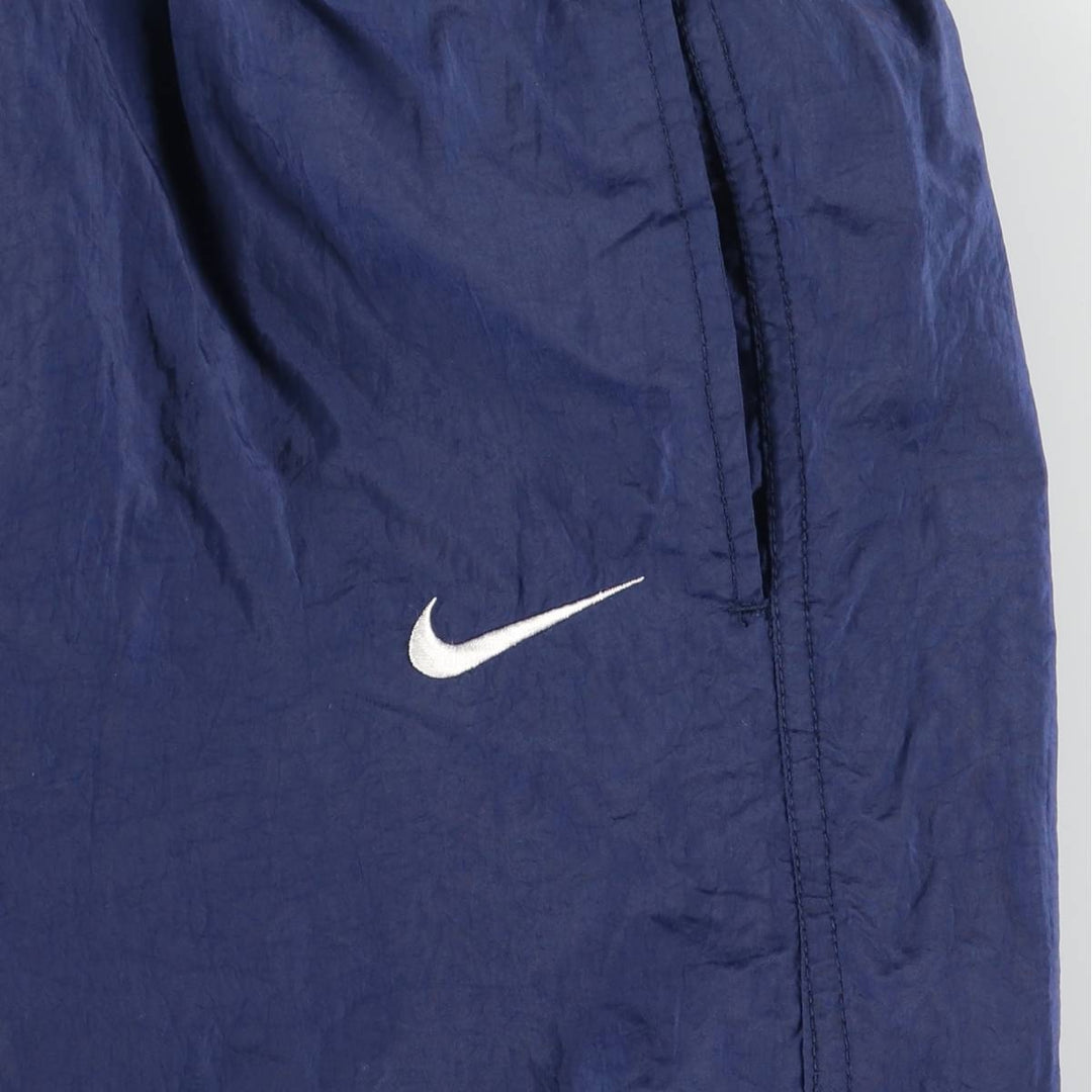 90'S Nike Nylon Pants, Shaka Shaka Pants, Men's M Size, Vintage Nylon navy blue type Vintage Second Hand