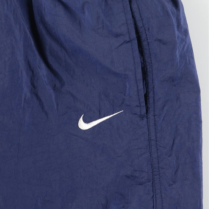 90'S Nike Nylon Pants, Shaka Shaka Pants, Men's M Size, Vintage Nylon navy blue type Vintage Second Hand