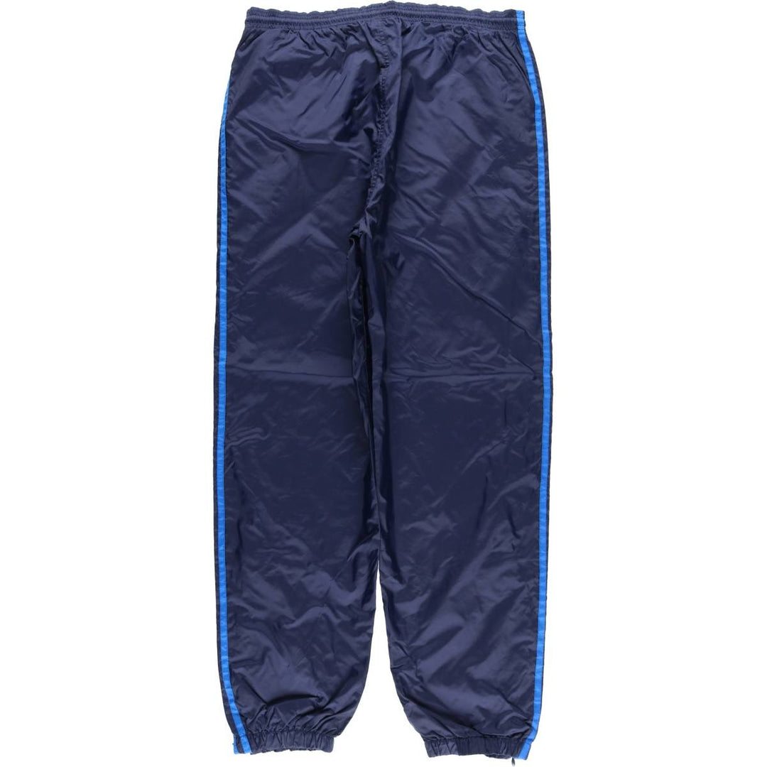 90s~00'S Adidas nylon pants, rustling pants, men's size M unclear navy blue type Vintage Second Hand