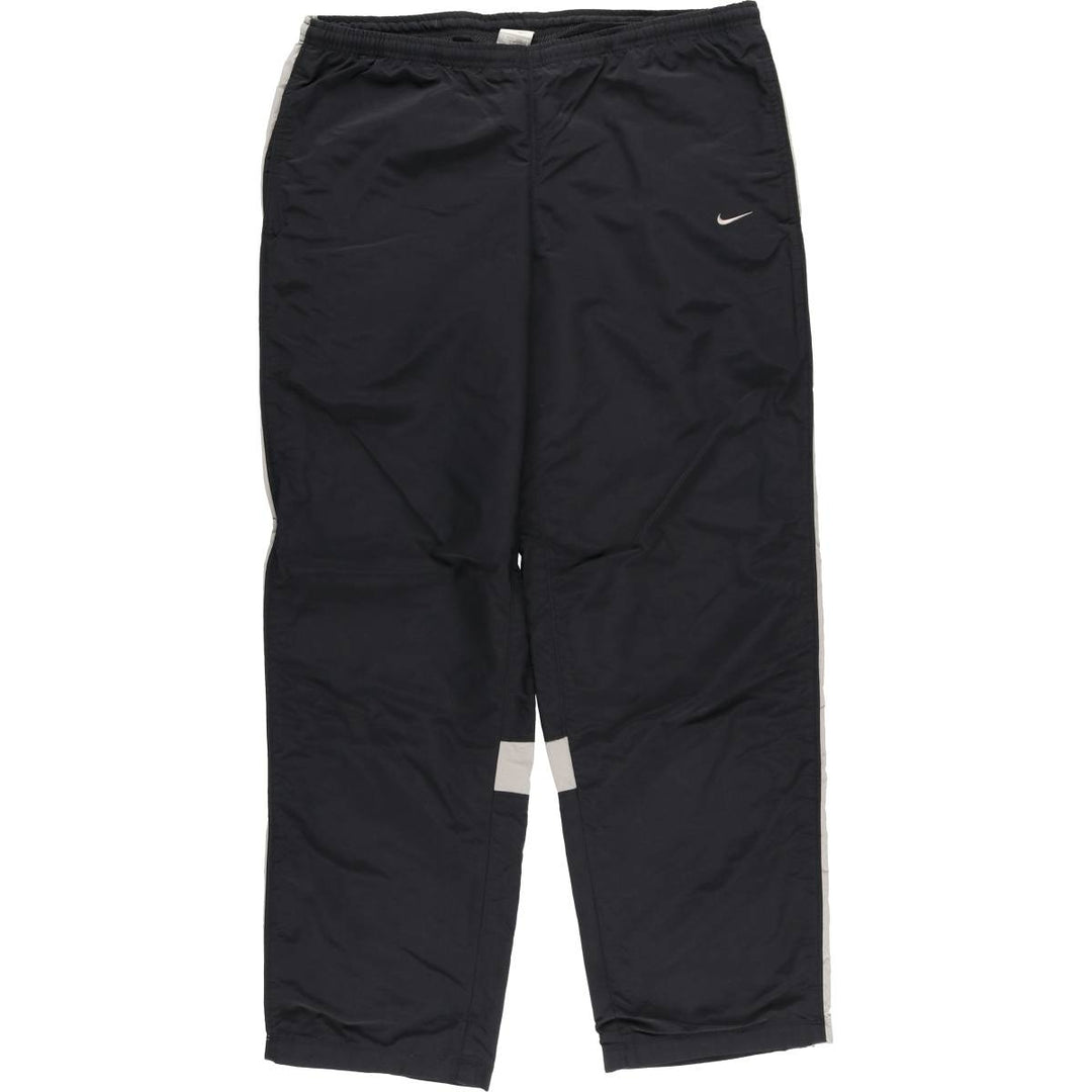 00'S Nike Nylon Pants, Shaka Shaka Pants, Men's M size Nylon black type Vintage Second Hand