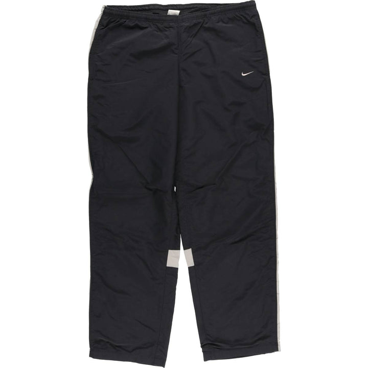 00'S Nike Nylon Pants, Shaka Shaka Pants, Men's M size Nylon black type Vintage Second Hand