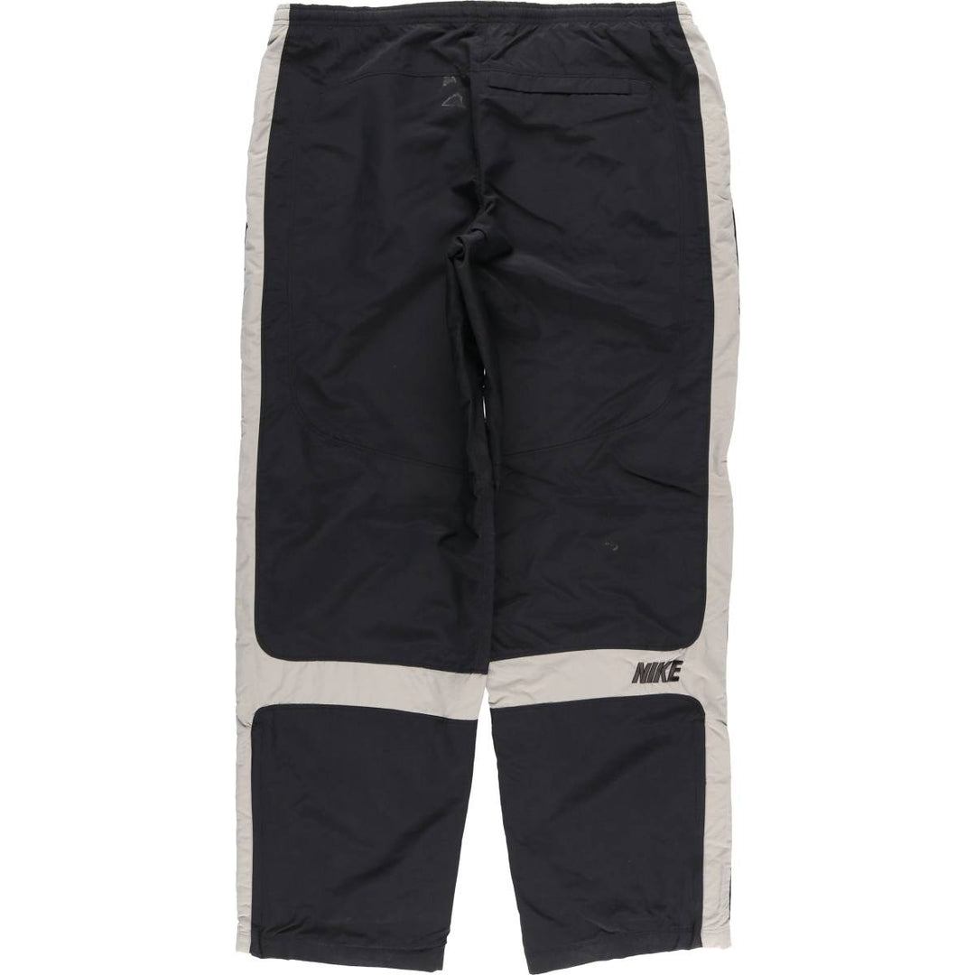 00'S Nike Nylon Pants, Shaka Shaka Pants, Men's M size Nylon black type Vintage Second Hand
