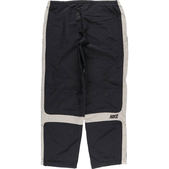 00'S Nike Nylon Pants, Shaka Shaka Pants, Men's M size Nylon black type Vintage Second Hand