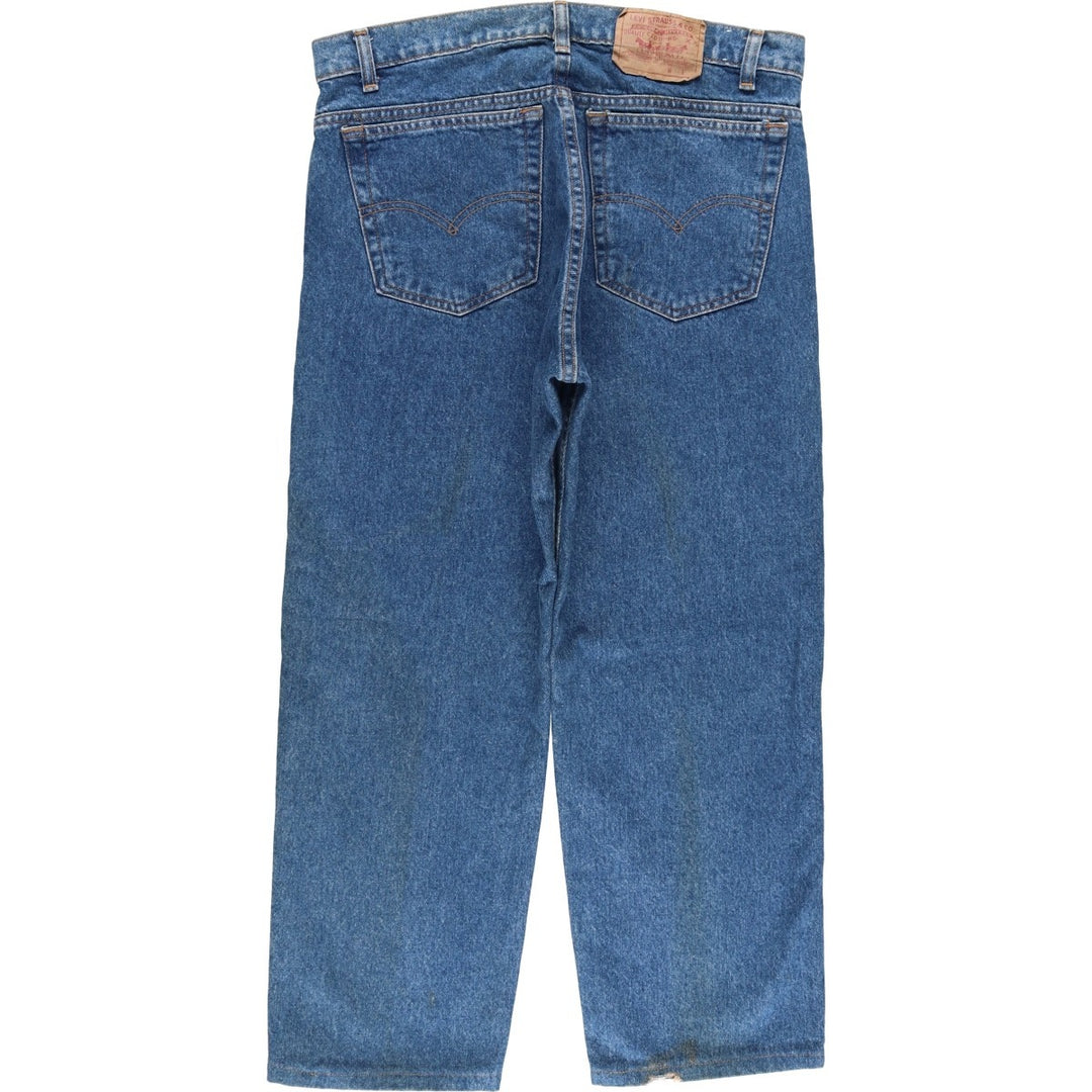 Levi's 505-0290 Tapered Denim Pants, Made in USA, Men's Size 34 (equivalent) cotton blue type Vintage Second Hand