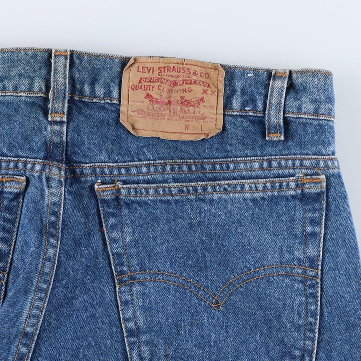 Levi's 505-0290 Tapered Denim Pants, Made in USA, Men's Size 34 (equivalent) cotton blue type Vintage Second Hand