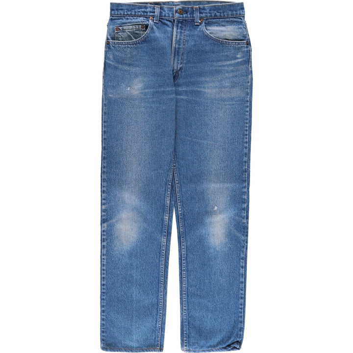 Levi's 505-0217 Straight Denim Pants, Made in USA, Men's Size W31 cotton blue type Vintage Second Hand