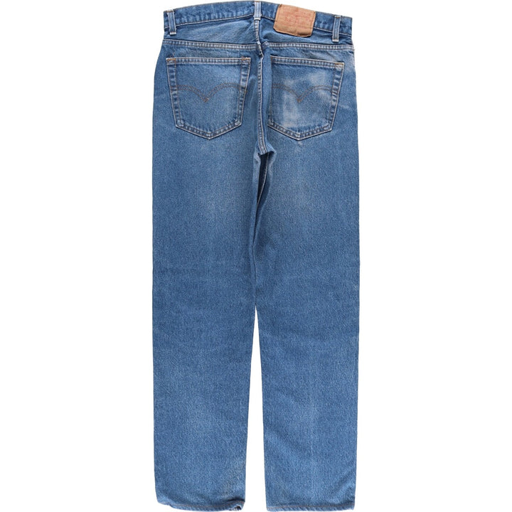 Levi's 505-0217 Straight Denim Pants, Made in USA, Men's Size W31 cotton blue type Vintage Second Hand