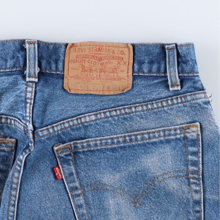 Levi's 505-0217 Straight Denim Pants, Made in USA, Men's Size W31 cotton blue type Vintage Second Hand