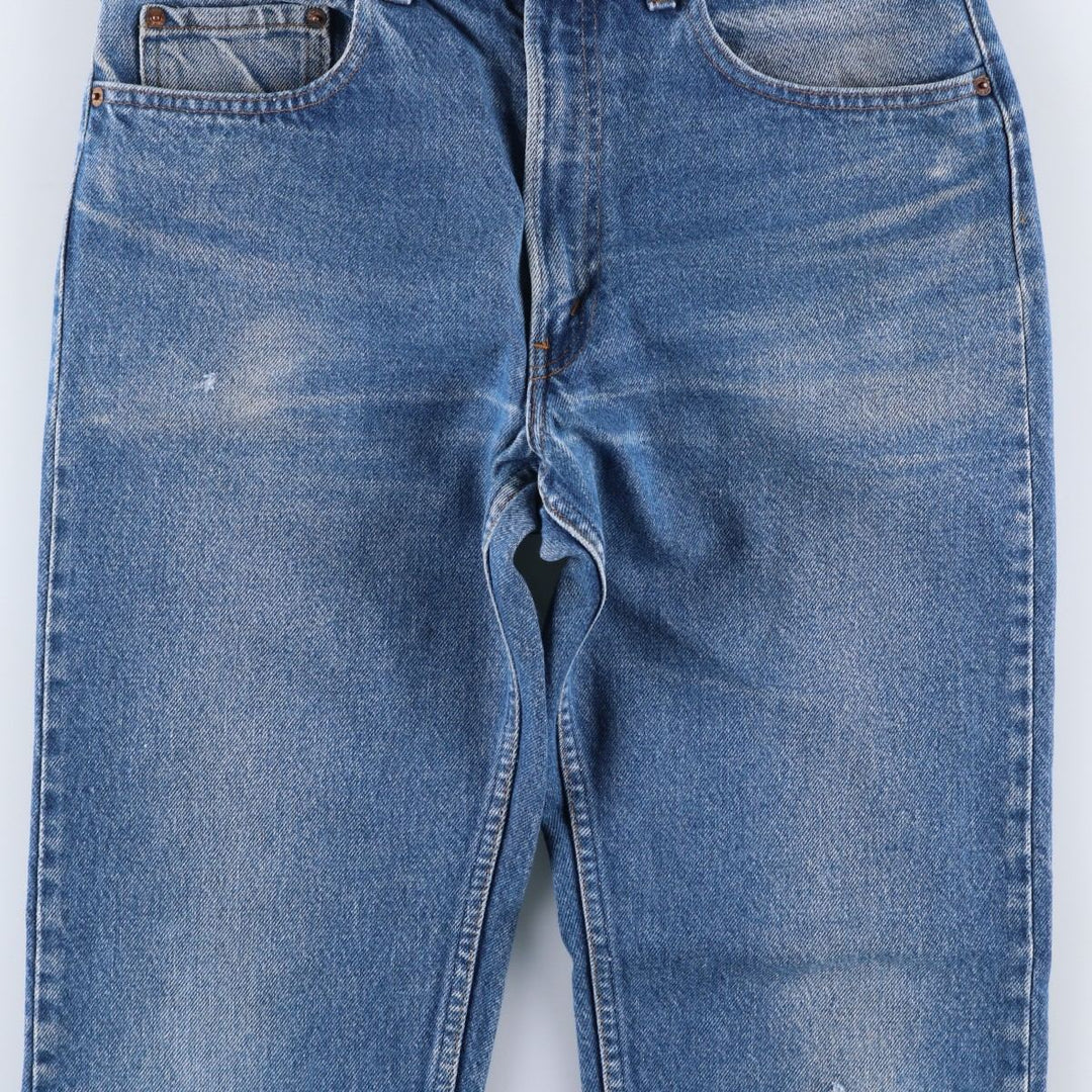 Levi's 505-0217 Straight Denim Pants, Made in USA, Men's Size W31 cotton blue type Vintage Second Hand