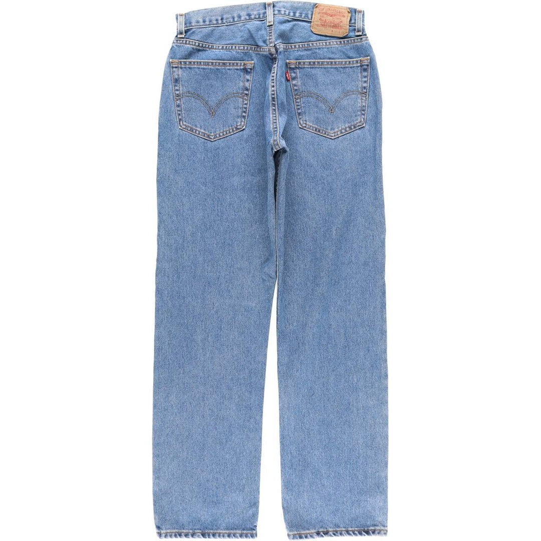 Levi's 505 REGULAR FIT tapered denim pants for men, size w31 cotton blue type Vintage Second Hand