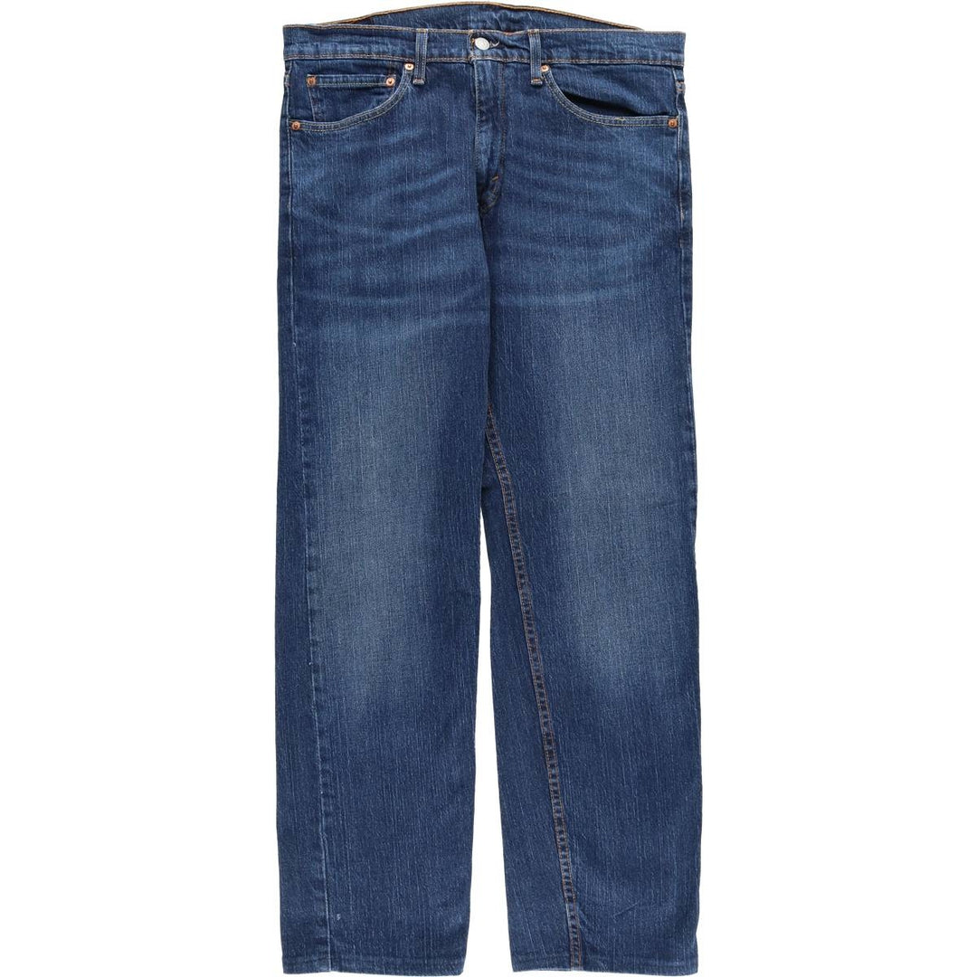 Levi's 505 tapered denim pants for men, equivalent to w35 cotton blue type Vintage Second Hand