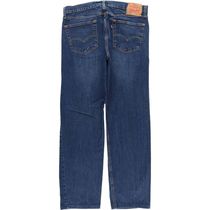 Levi's 505 tapered denim pants for men, equivalent to w35 cotton blue type Vintage Second Hand