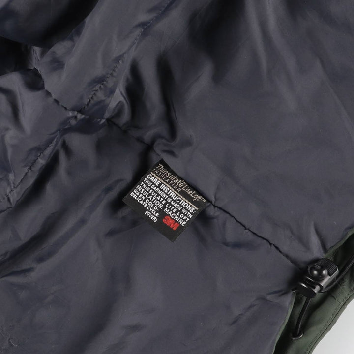 90s-00'S LL Bean OUTDOORS Padded Mountain Jacket, Shell Jacket, Puffer Jacket, Men's Size M Nylon Khaki type Vintage Second Hand