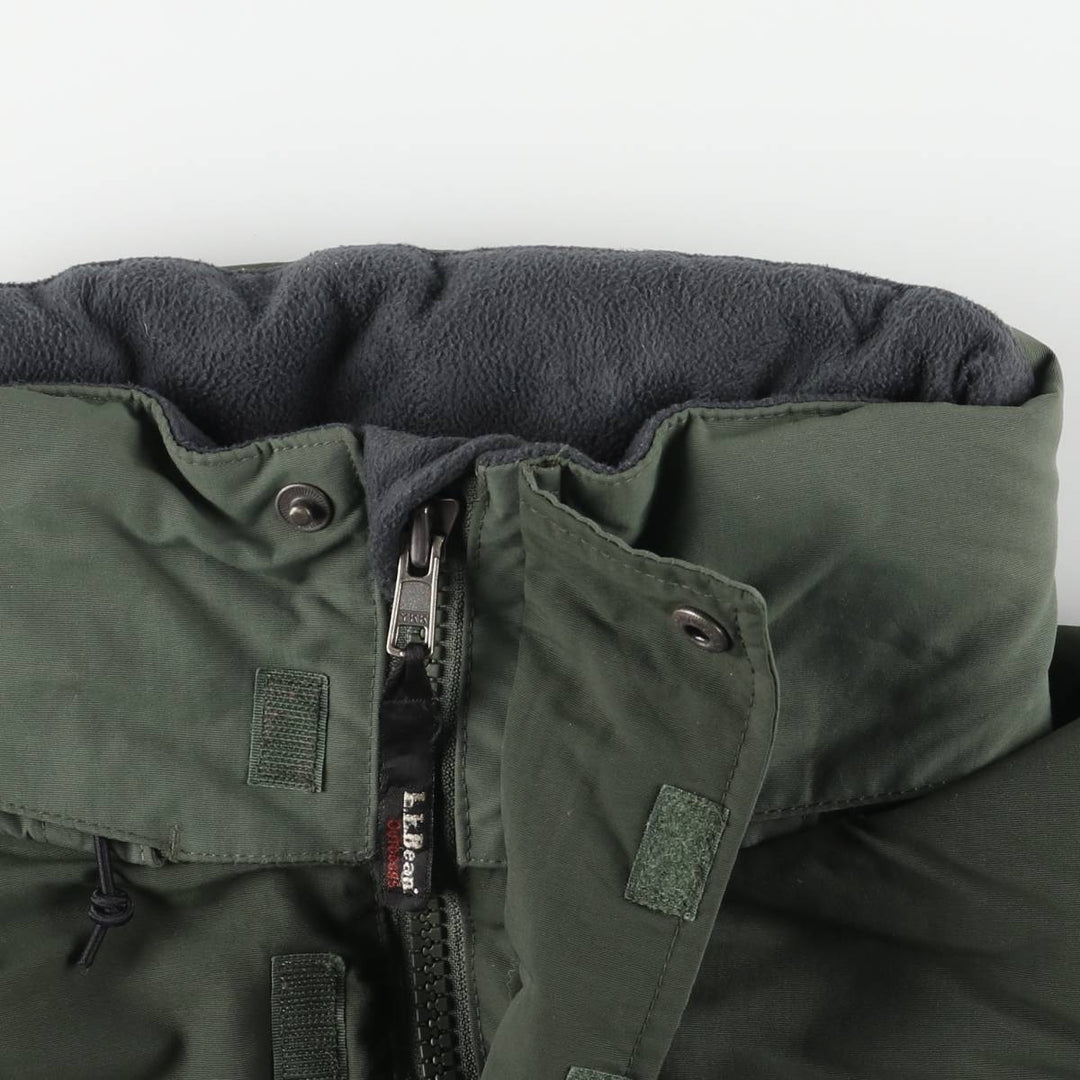 90s-00'S LL Bean OUTDOORS Padded Mountain Jacket, Shell Jacket, Puffer Jacket, Men's Size M Nylon Khaki type Vintage Second Hand