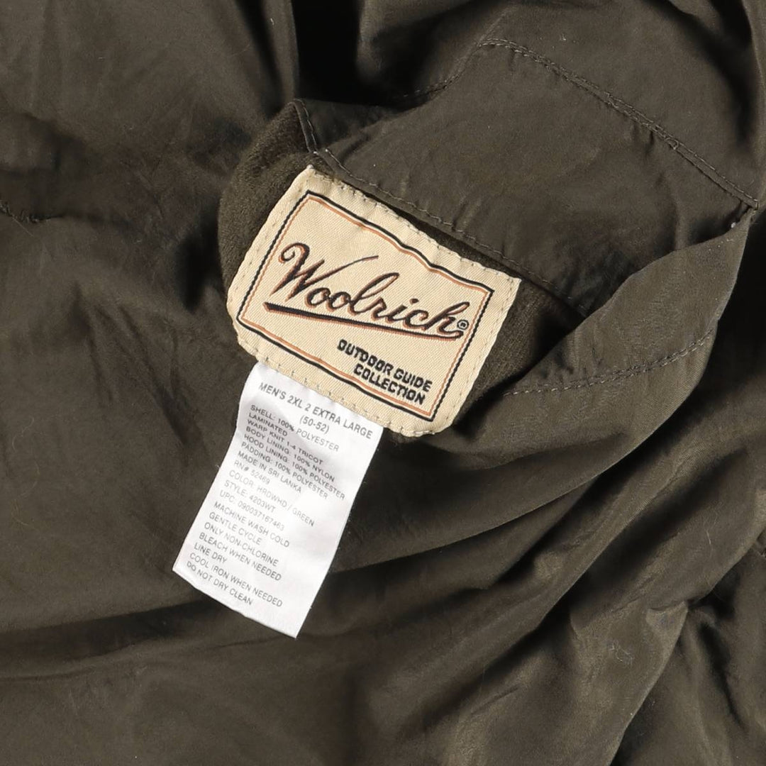 90s-00'S Woolrich Camouflage Pattern Realtree Camo Reversible Padded Puffer Jacket, Men's XXL polyester Khaki type Vintage Second Hand