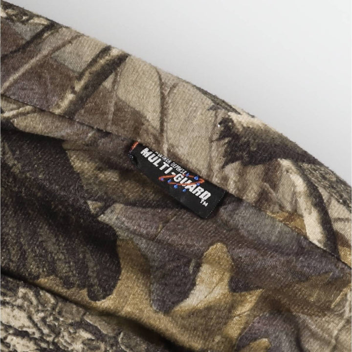 90s-00'S Woolrich Camouflage Pattern Realtree Camo Reversible Padded Puffer Jacket, Men's XXL polyester Khaki type Vintage Second Hand