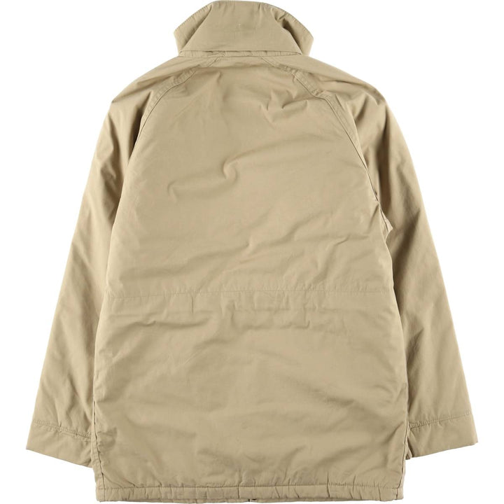 1980'S WOOLRICH padded mountain jacket, shell jacket, puffer jacket, made in the USA, men's size M polyester Beige type Vintage Second Hand