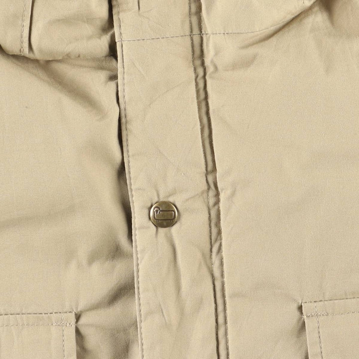 1980'S WOOLRICH padded mountain jacket, shell jacket, puffer jacket, made in the USA, men's size M polyester Beige type Vintage Second Hand