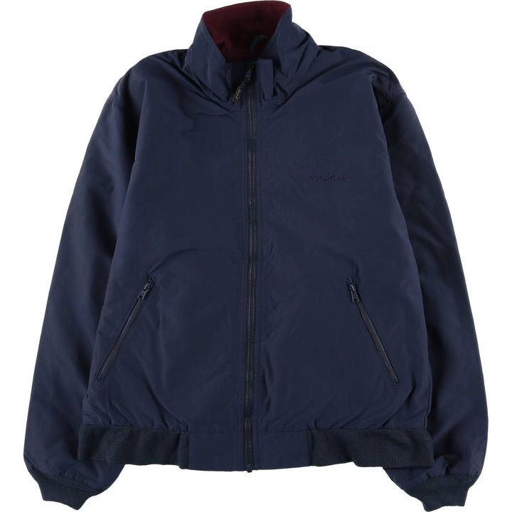 90'S LLBean Three-Season Jacket, Men's Size Medium, Vintage Nylon navy blue type Vintage Second Hand